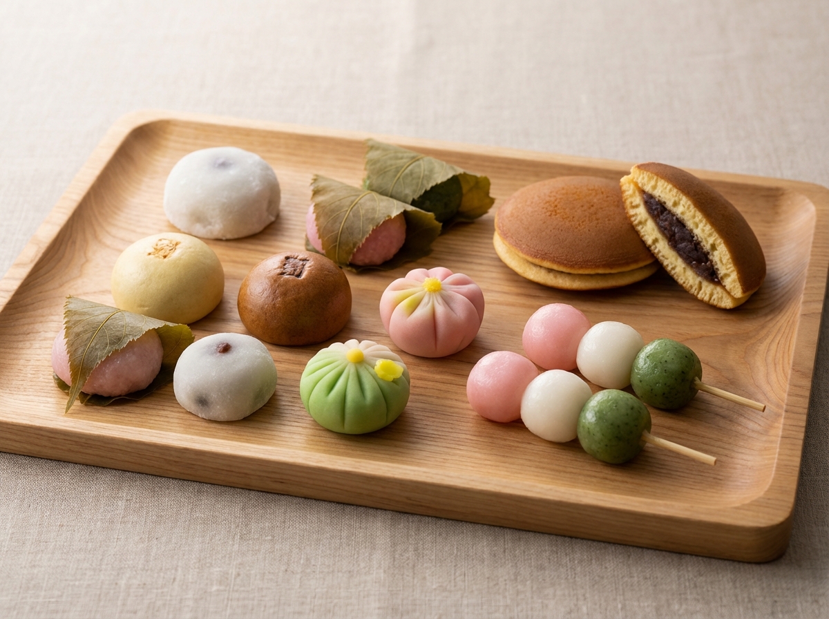 各種和菓子セットのイメージ画像