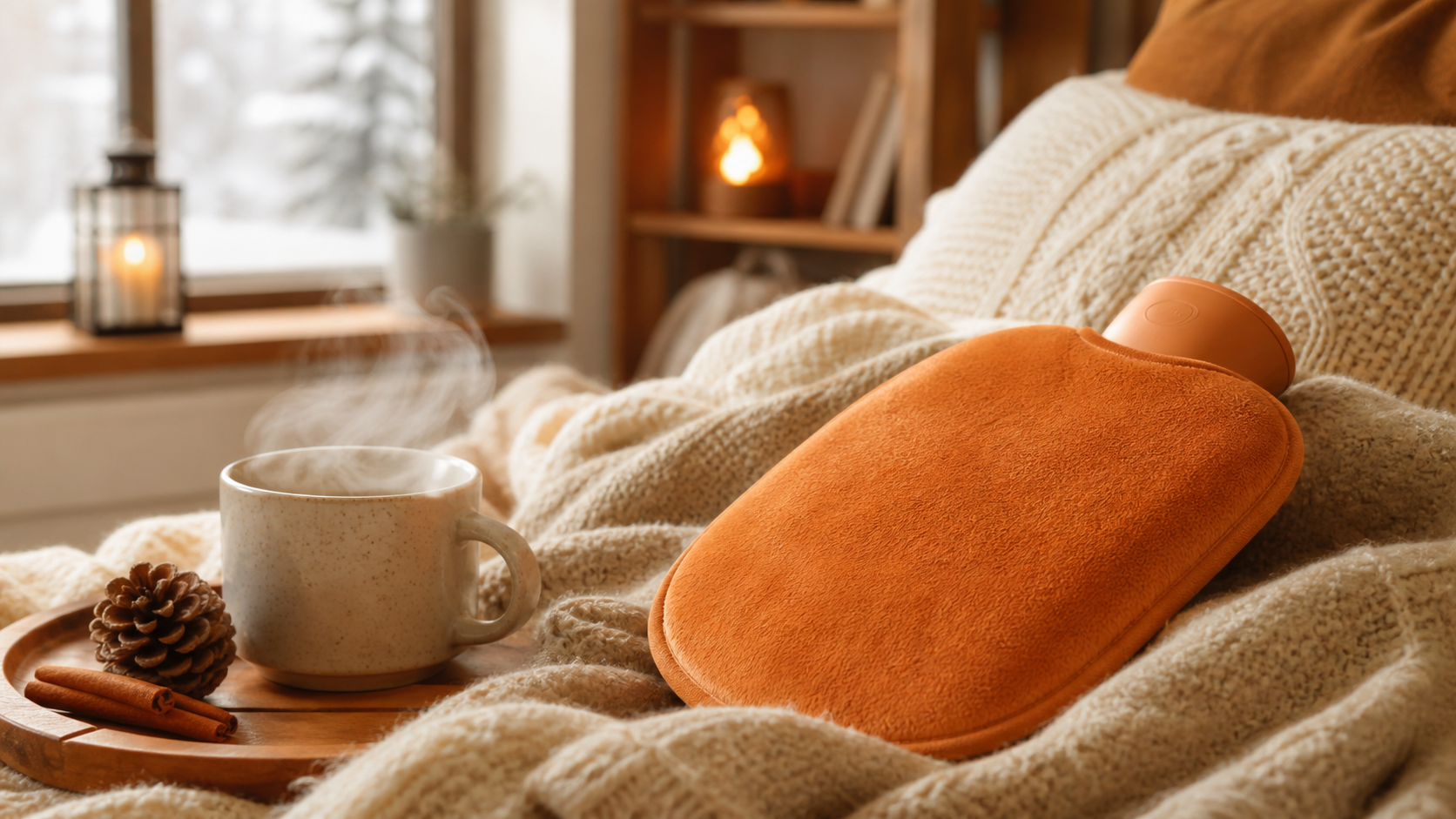 充電式湯たんぽのおすすめ 冬の暖かいイメージ