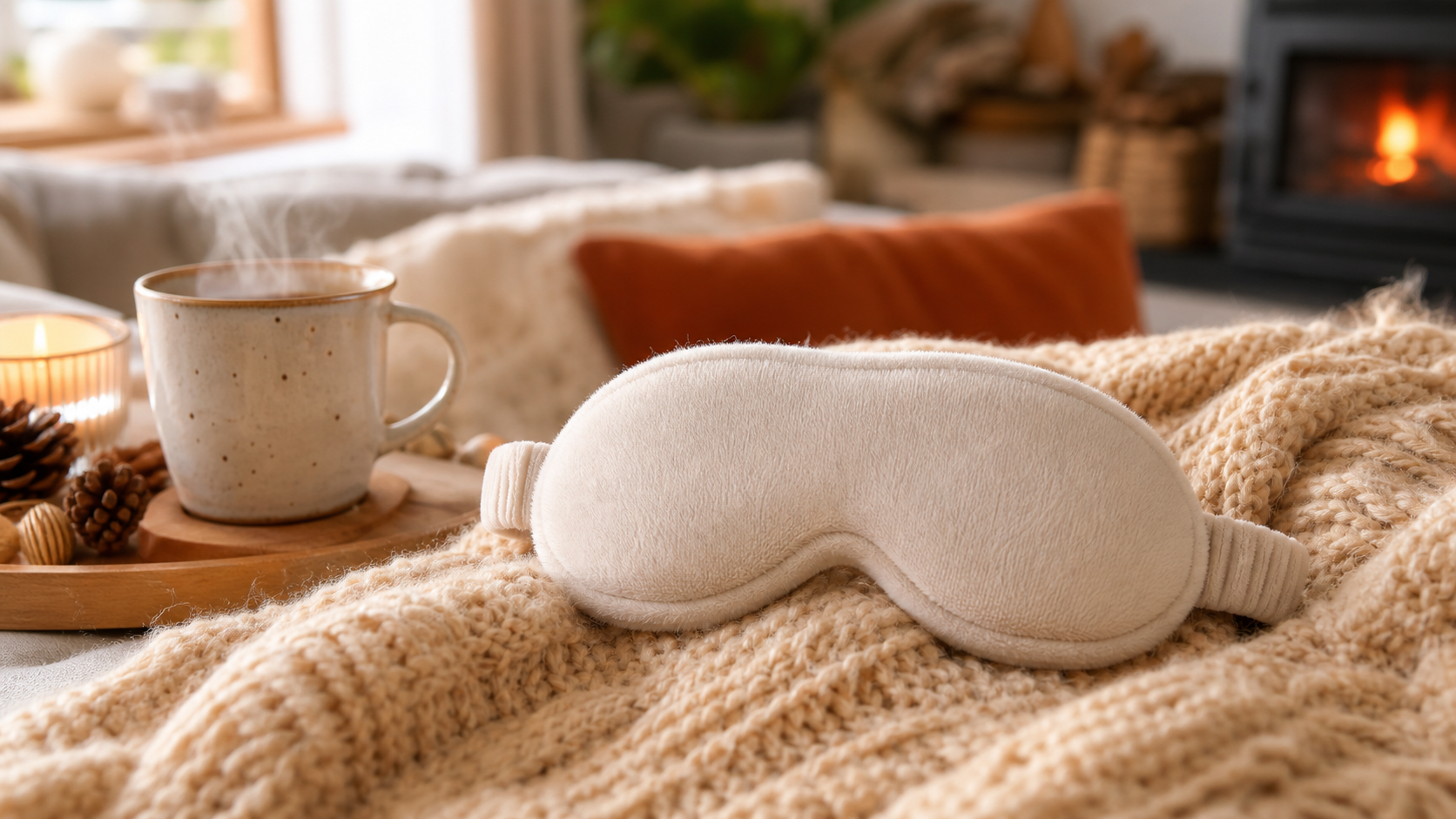 ホットアイマスクのおすすめ 冬の暖かいイメージ